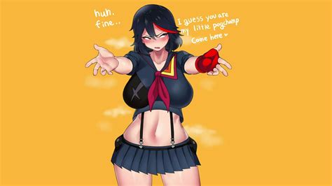 Ryuko is my favorite character! Ugh, fine, I guess you are my little pogchamp | Anime ...