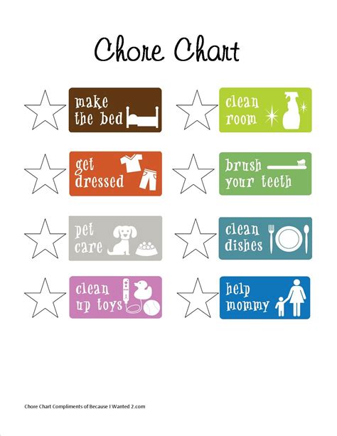Chore List For Kids Chores For Kids Free Printable Chore Charts Free