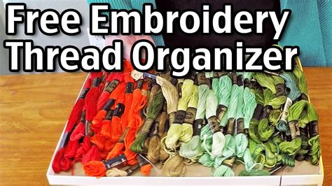 Looking For A Simple Solution To Organize Your Embroidery Threads Try
