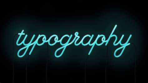 Neon Typography By Skinny Will Neon Typography Lettering Typography