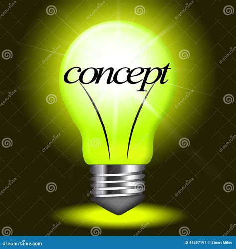 Concept Concepts Indicates Notion Think And Theory Stock Illustration