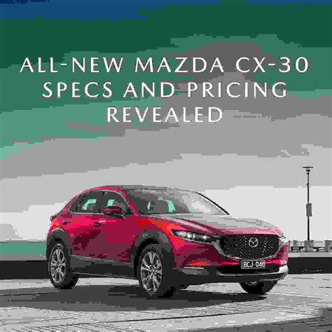 All New Mazda Cx 30 Suv Revealed Mazda Australia