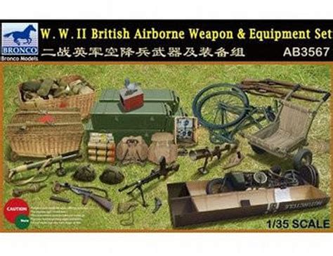 Bronco Kits 135 British Wwii Airborne Weapon And Equipment Set