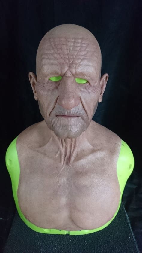 Made To Order Realistic Silicone Old Man Mask Ebay