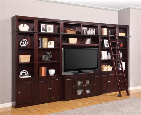 Parker House Boston Six Piece Entertainment Center Bookcase Del Sol