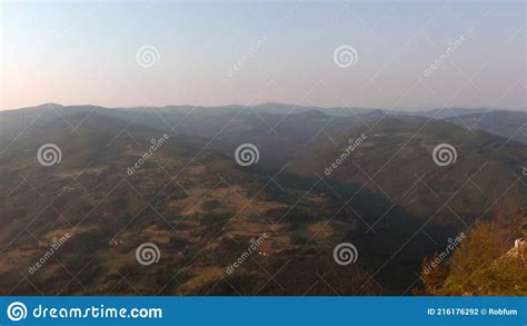 Panoramic View Of The Hills Of Bosnia Herzegovina From Tara National