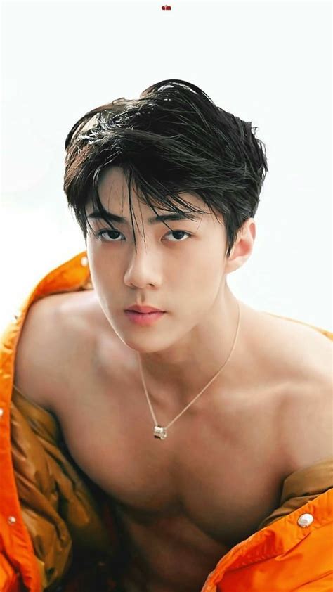 Updated Top Ten Handsome Kpop Male Idols In Exo Sehun Gambar