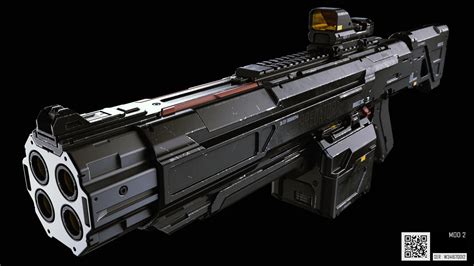 Sergey Tyapkin Portfolio Assault Rifle Concept