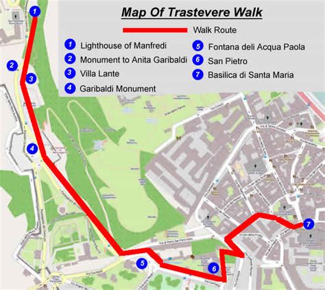 Trastevere Self Guided Walk In Rome Ideal For Evenings