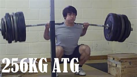 256kg Atg Squat 87kg18yrs Youtube
