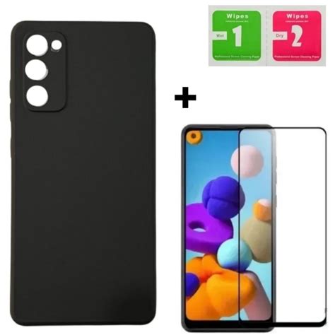 Case Silicone Aveludada Película 3d Para Samsung S20 Fe Capa Em Diversas Cores S20fe