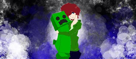 Creeper Hug By Animepotatoes101 On Deviantart