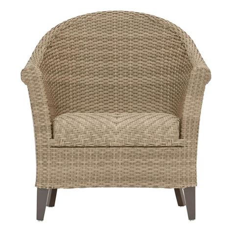 Allen Roth Caledon Set Of 2 Woven Steel Conversation Chair With Woven