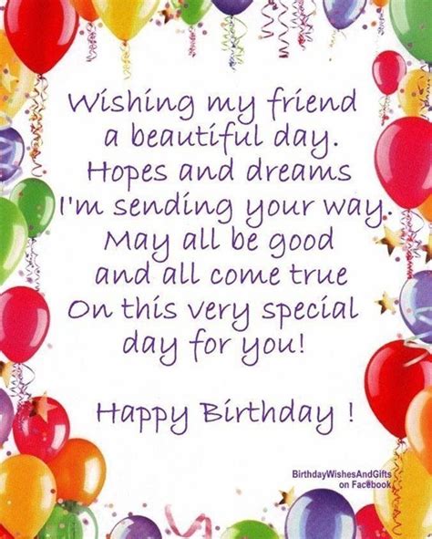 50 Happy Birthday Wishes For Friendship Quotes With Images Dreams Quote