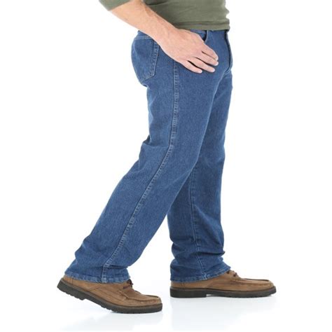 Wrangler Mens Regular Fit Jean With Comfort Flex Waistband