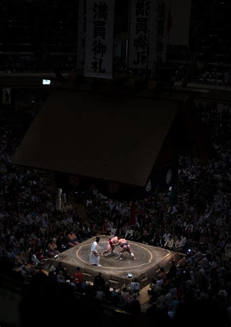 Overview Image Of The Interior Of The Ryogoku Kokugikan Sumo Arena