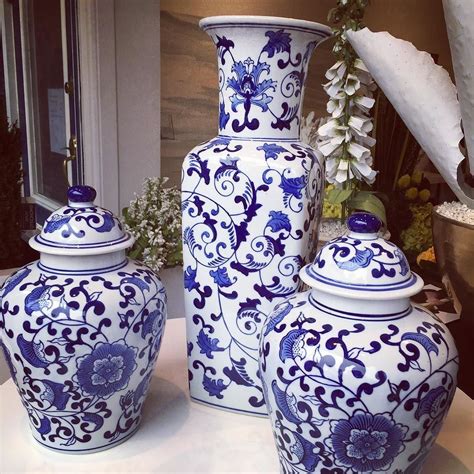 Some Pretty New Ginger Jars In Our Window At Lemonceillo Home Come See