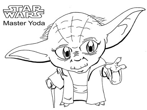 A jedi master and mentor to many jedi in training, yoda proves through his impressive use of the force that one should never judge another's power based on size alone. Yoda Coloring Pages - Free Printable Coloring Pages for Kids