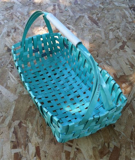 Packing Strap Basket The Material Is Plastic Strapping Woven Into A