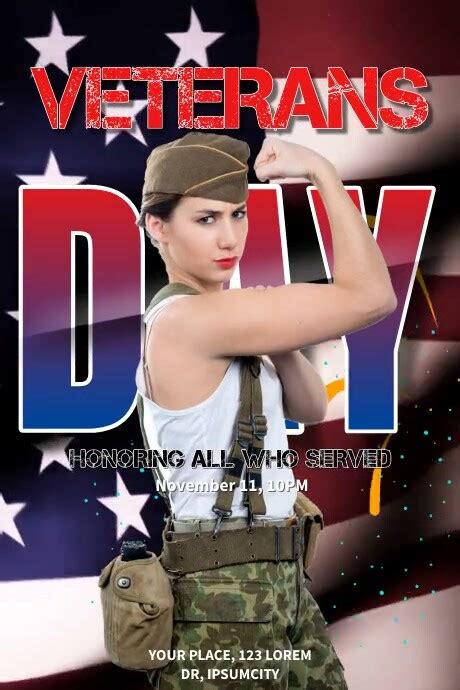 Veterans Day Ads Template Postermywall