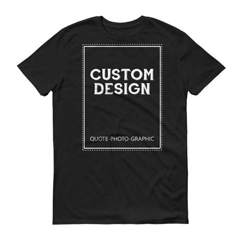 Personalized Unisex Short Sleeve T Shirt Customize With Your Etsy
