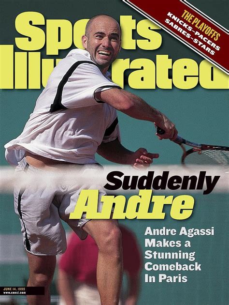 Usa Andre Agassi 1999 French Open Sports Illustrated Cover Photograph