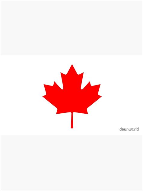 Canadian Flag National Flag Of Canada Maple Leaf T Shirt Sticker Cap For Sale By Deanworld
