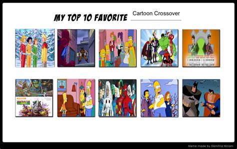 Jefimus Top 10 Cartoon Crossovers By Jefimusprime On Deviantart