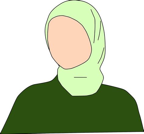 Gambar Siluet Wanita Berhijab Png Siluet Hijab Png Images Vector And