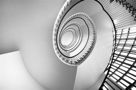 Spiral Staircase Stock Photo Download Image Now Black And White