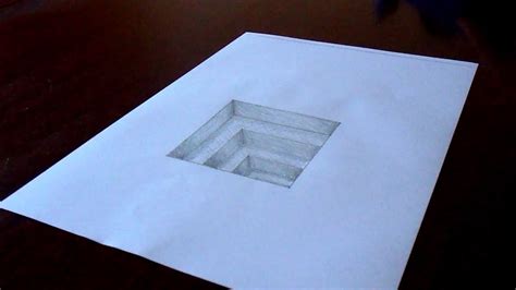 It prompts you with random coordinates and shapes to place in 3d space on the perspective grid. The Original Amazing 3D Hole In Paper Drawing Timelapse ...