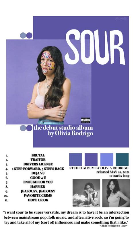 Olivia Rodrigo Sour Poster Mashup Music Music Poster Design Music