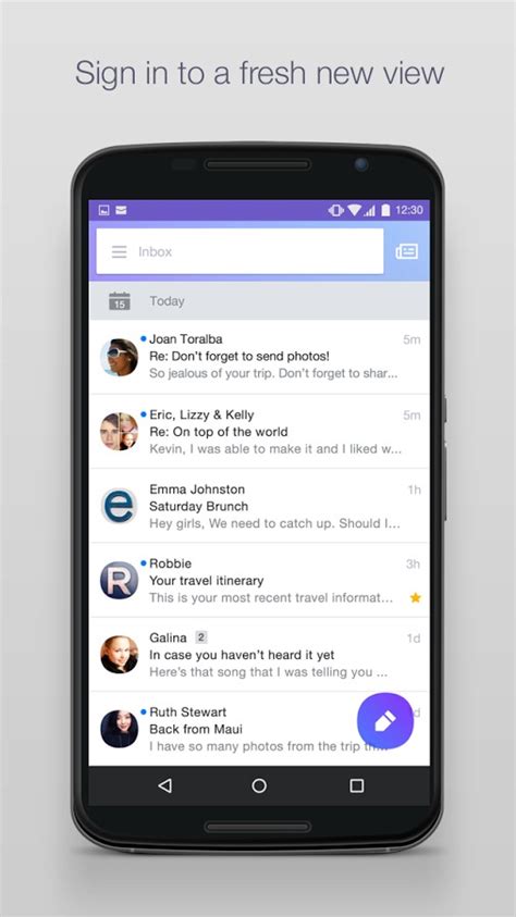 Yahoo Mail Gmail Ondersteuning Beschikbaar In Android App
