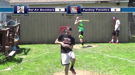 Backyard Wiffleball Tournament Game 1 Bel Air Vs Fanboy Youtube