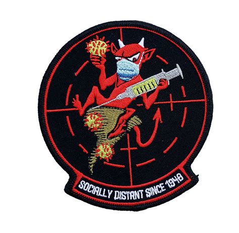 Vx 31 Dust Devils Patch With Hook And Loop Squadron Nostalgia Llc