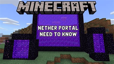 One leading to the nether biome and one to the end biome. Nether portals: How to build then properly use them ...