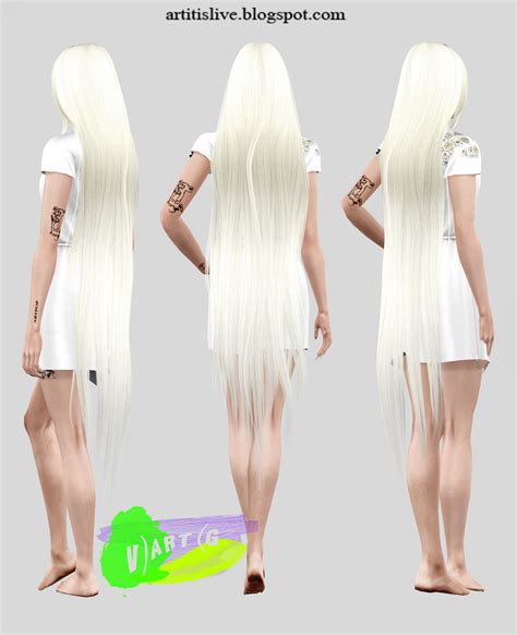 Long Anime Hair Sims 4 Cc Hair Style Blog