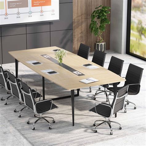 Tribesigns 8ft Conference Tablemeeting Table For Office Meeting