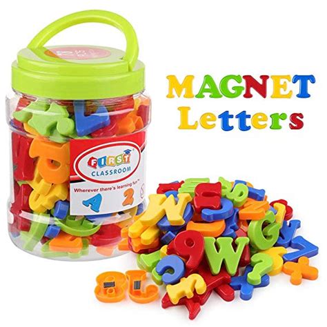 78pcs Magnetic Letters Numbers Alphabet Fridge Magnets Colorful Class