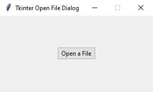 Tkinter Open File Dialog Python Tutorials