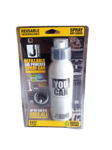 Jacquard Youcan Refillable Air Powered Spray Can New 743772031178