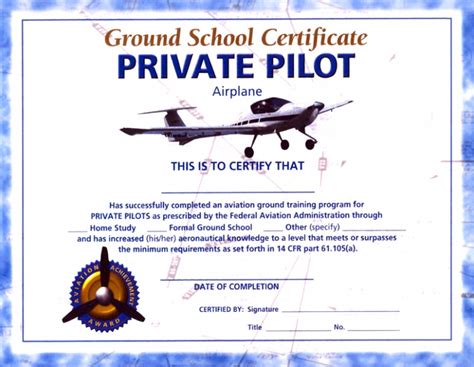 Private Pilot Certificate Telegraph