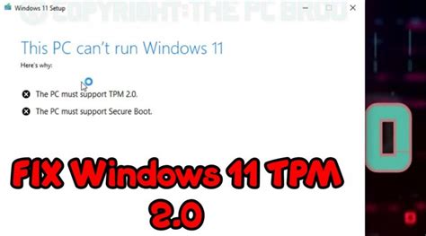 Upgrade To Windows 11 Without Tpm Pleultra