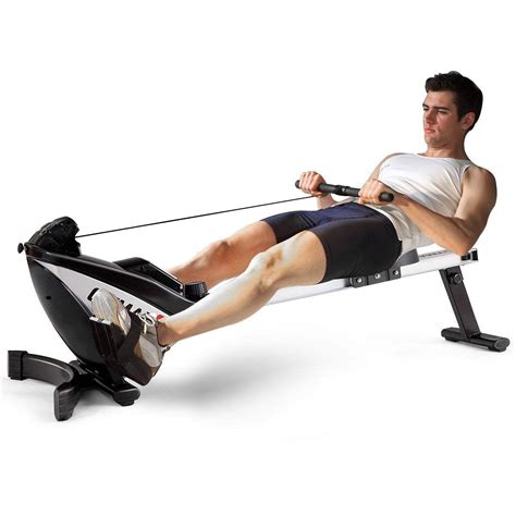 Goplus Magnetic Rowing Machine Folding Rower With Lcd Display And