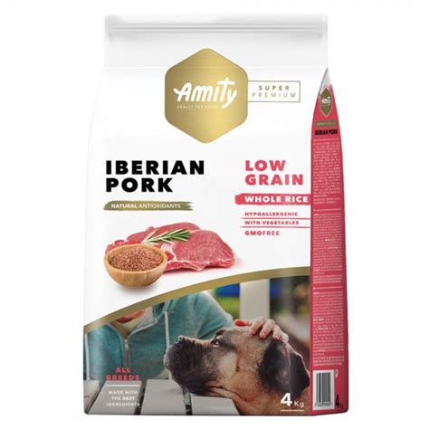 Amity Super Premium Low Grain Adult Iberian Pork 4kg