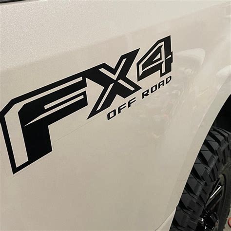Ford Fx4 Off Road F150 F250 Vinyl Decal Stickers Pair Etsy