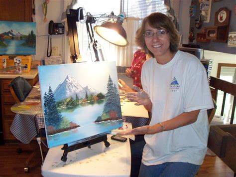 Tinas 40 Best Things About Being 40 25 Bob Ross Painting Class