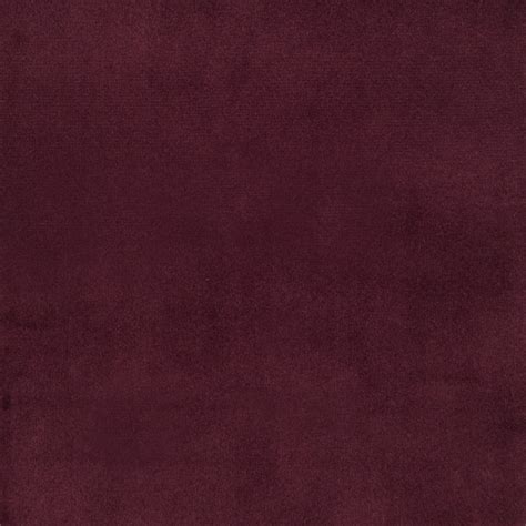 Plum Purple Solid Velvet Upholstery Fabric