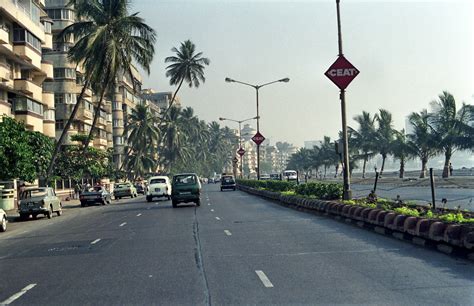 Driving South Along Marine Drive Bombay Mumbai Marine D Flickr
