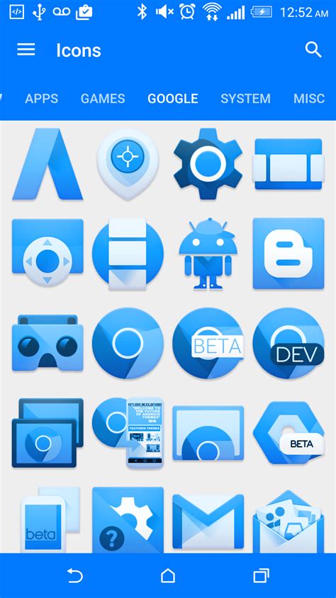 Blue Icon Packappstore For Android